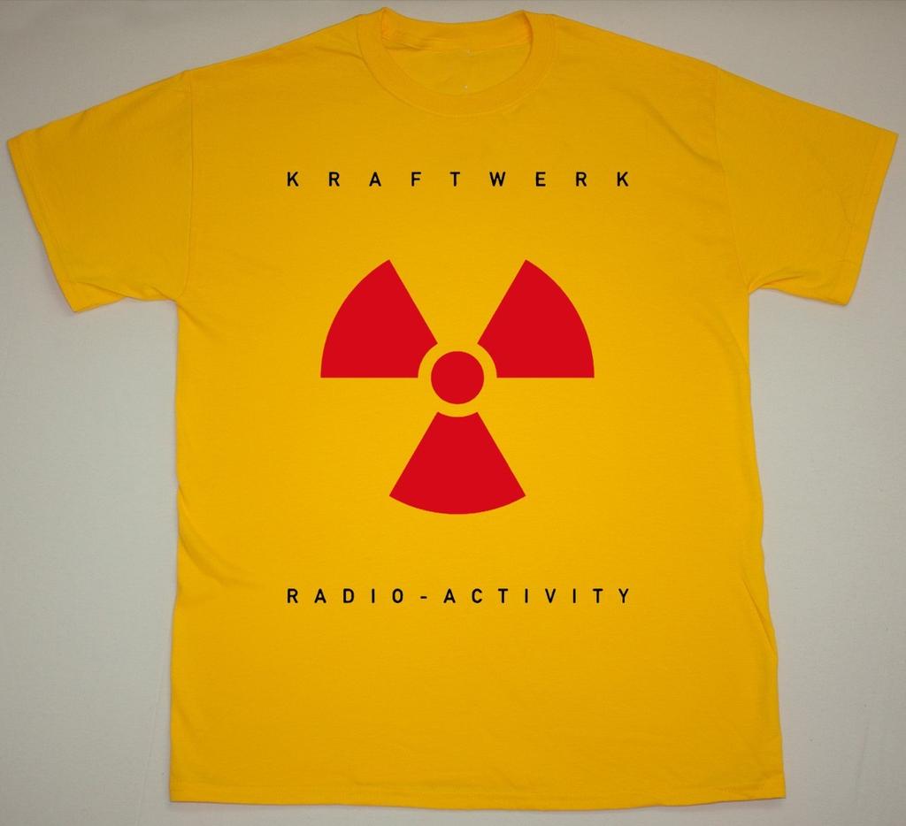 Ретро KRAFTWERK RADIO-ACTIVITY 1975 Футболка Классическая Желтая Унисекс S-5XL IM1092