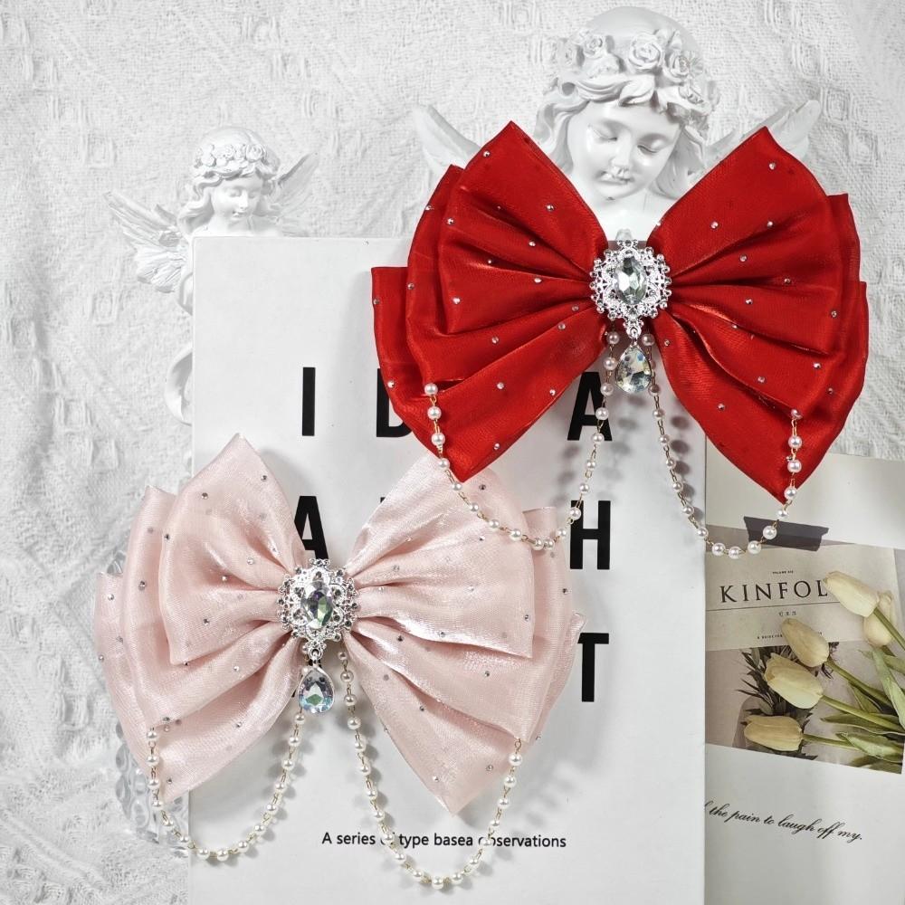 Pearl Hair Clips Princess Hairpins New Hair Ribbon Children Gifts