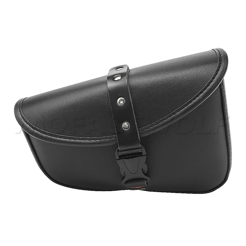 Retro Motorcycle PU Rocker Bag Side Saddle Bag Suitable for Harley Sportster Honda Rebel 300 500 Rocker Bag Universal Tool Bag