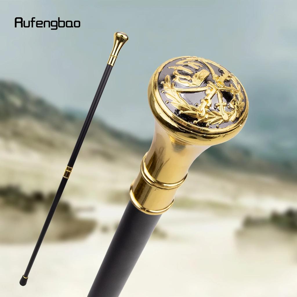 Золотой средневековый меч, крест, тотем, трость, модная трость, джентльменская роскошная ручка-посох, трость 93 см