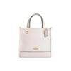 COACH Dempsey Cow Leather Tote Bag , Shopping Bag , Shoulder Bag , Crossbody Bag , Handbag Small Women's Chalk White (Unisex) Handbags
