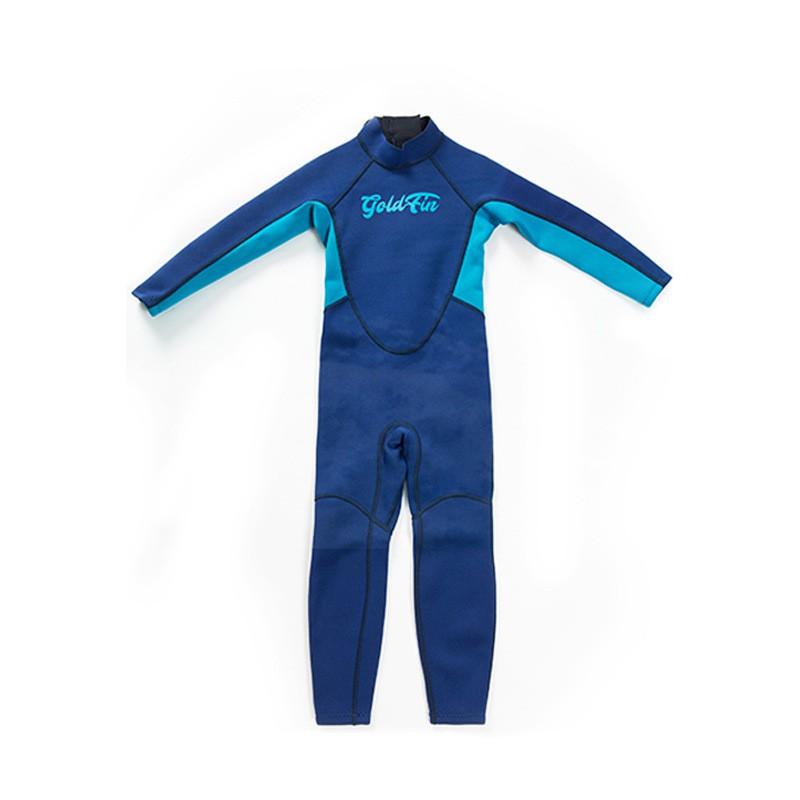 Kids Neoprene Wetsuit Diving Snorkeling Swimming Thermal Protection UV Sunscreen Long Sleeve Full Body Suit