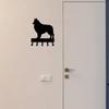 1pc Belgian Tervuren Dog Key Rack & Leash Hanger - 9 Inch Wide Metal Wall Art,Hooks,Key Holder,key hanger,Towel Rack