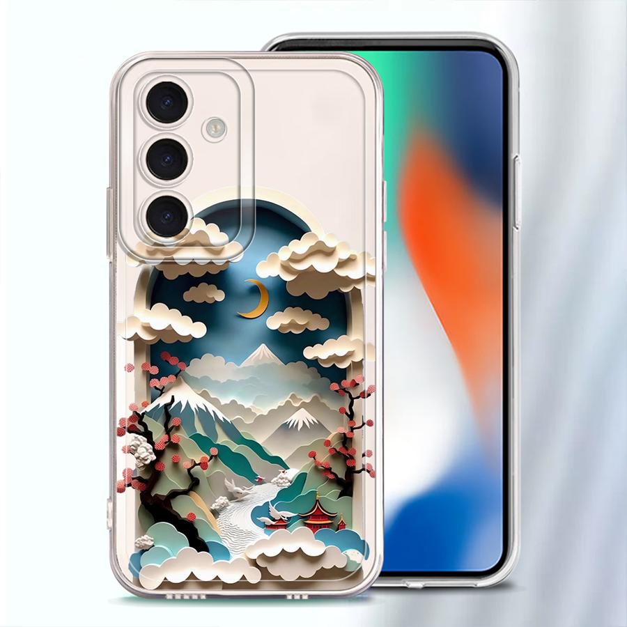 Чехол для Samsung Galaxy A54 A15 A14 A16 A52 A31 A25 A51 A33 A52 A55 A23 A34 A35 A26 A24 A56 A50 A36 A13 Чехол для телефона Летнее небо