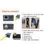 4-в-1 Конвертер Видеоадаптер для Камеры видеонаблюдения BNC на RJ45 CVBS/720P/1080P AHD/TVI в Сеть Для Видеорегистраторов