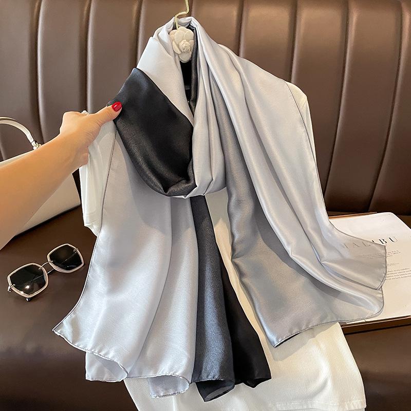 Women'S Elegant And Versatile Spring And Summer Sunscreen Autumn And Winter Warm Scarf Fashion Shawl Dual-Purpose