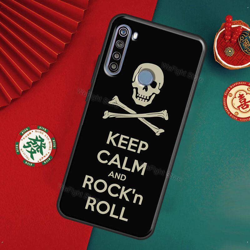 Rock Roll Skull Case For Xiaomi Redmi Note 11 Pro 8 9 10 Pro 9S 10S Cover For Redmi 10 9 9A 9C 9T Coque
