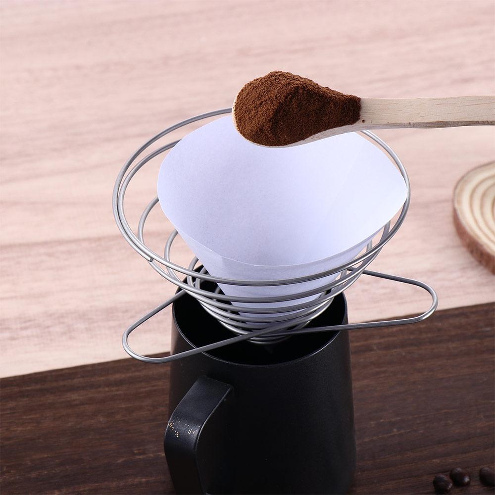 Reusable Dripper Camping Coffee Filter Cup Coffee Filter Holder Coffee Drip Rack Funnel Filter Cup