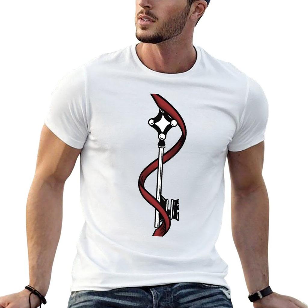 The key T-Shirt Basic Daily Outfit Short Sleeve Tee