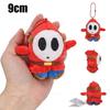 8 Styles Mario Shy Guy Plush Kawaii Black Blue Yellow Shy Guy Angry Mask Man Stuffed Animal Small Shy Gug Keychain Birthday Gift