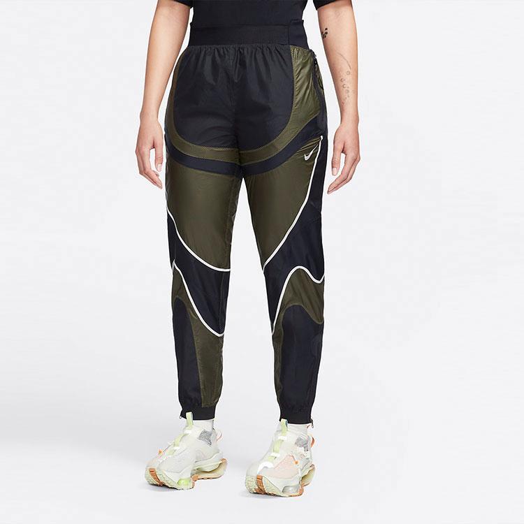 Nike Женские брюки iSPA Off Noir/Newsprint/Iron Grey Женские брюки зеленые DB7581-045