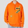 Puma Классическая уличная спортивная толстовка с капюшоном и логотипом, мужская, оранжевая 539966-23