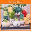 And Cute Soft Plush Vegetable Keychain Toys Including Garlic Onion Chili And Corn Characters