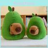 Adorable Capybara Avocado Plush Toy Cute Cuddly Rodent Stuffed Animal Gift For Girls