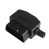 Hadefa Car Male Connector OBD2 Connector Plug Shell Line Card Screw OBD Plug [Size] 16 Pin Male Adapter
