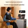 SAST Karaoke Machine with Display, Amplifier, 15-inch Bass & Scoring CN plug (adapter included) (CN version)