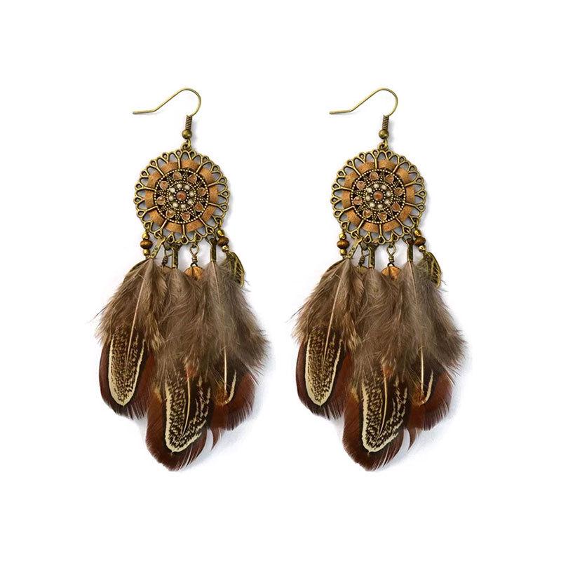 Bohemian Ethnic Tassel Earrings - Tribal Style for Holiday Travel Photography