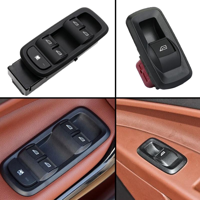 Electric Power Window Control Switch Button 8A6T-14A132-CC 8A6T-14529-AA For Ford Fiesta MK6 2008-2015 Master & Single Switch