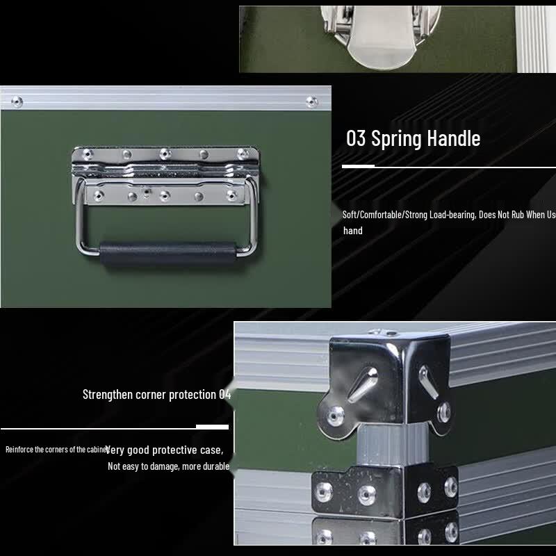 Jingdun Heavy-Duty Aluminum Alloy Storage Case