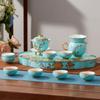Чайный сервиз Yongfengyuan Madam Porcelain West Lake Blue, 12 предметов