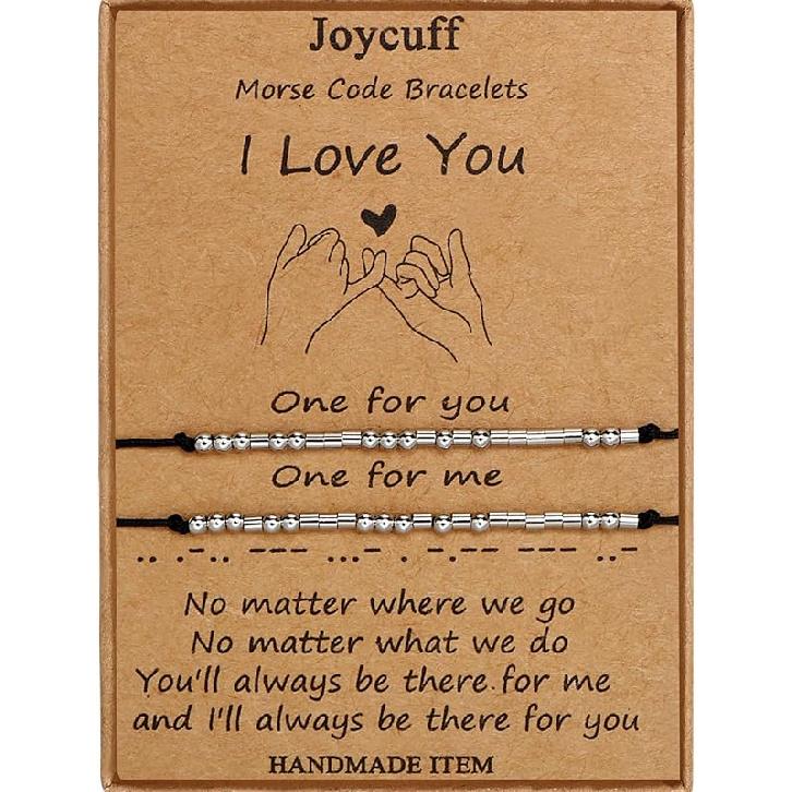 Вдохновляющие браслеты азбукой Морзе Мотивационное ободрение Памятные Уникальные подарки Шнурок Нержавеющая сталь Дружба Регулируемые Серебряные браслеты для