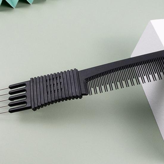 Расчески для начеса 2 в 1 Практичные прочные расчески для начеса из углеродного волокна для дома