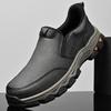 New Flash Shoes Hands-free Sliding Cover Rubber Wear-resistant Men's Casual Leather Shoes