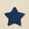 Baby Soothing Towel Teether Plush Toy Soft Bean Fleece Sleeping Hand Puppet for Infants