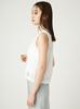 FRAY Cutwork Sleeveless Blouse FWFB252112 Free Size I.D. Women's White,