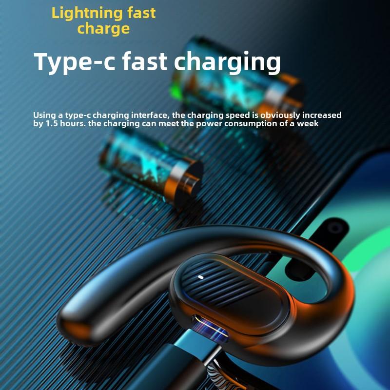 Двойные динамики одно ухо Bluetooth наушники не подходят для ушей Бизнес анти-падение спортивные подвесные Bluetooth наушники беспроводные высокое качество звука