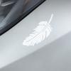 Автомобильная наклейка с перьями, автомобильный бампер, покрытие от царапин, водостойкая съемная самоклеящаяся декоративная наклейка для домашних животных, автомобильные принадлежности