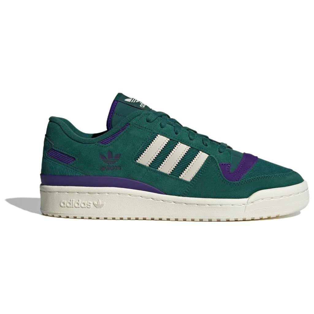 adidas Originals Forum 84 Удобные Универсальные Прочные Дышащие Низкие Кроссовки Унисекс Кроссовки Зеленый Фиолетовый ID8389