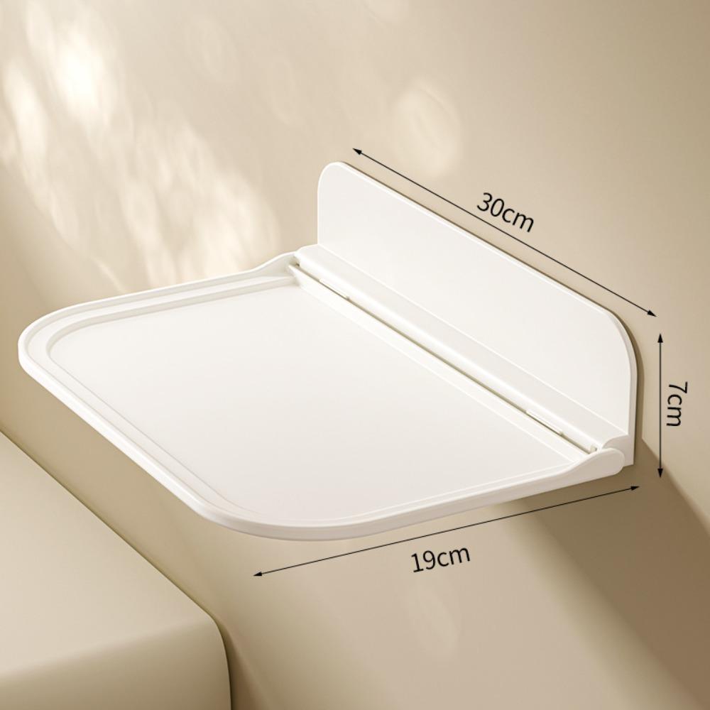 Punch-Free Wall Mounted Storage Rack Foldable Storage Shelf New Phone Holder Bathroom