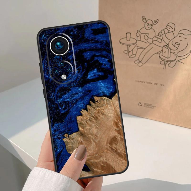 Гибридный Дерево-Смола Для Чехла Honor Magic 8 Pro 7 6 5 Lite Для Honor Win RT 200 400 50 70 90 X8b X9a X9b X9c X9d