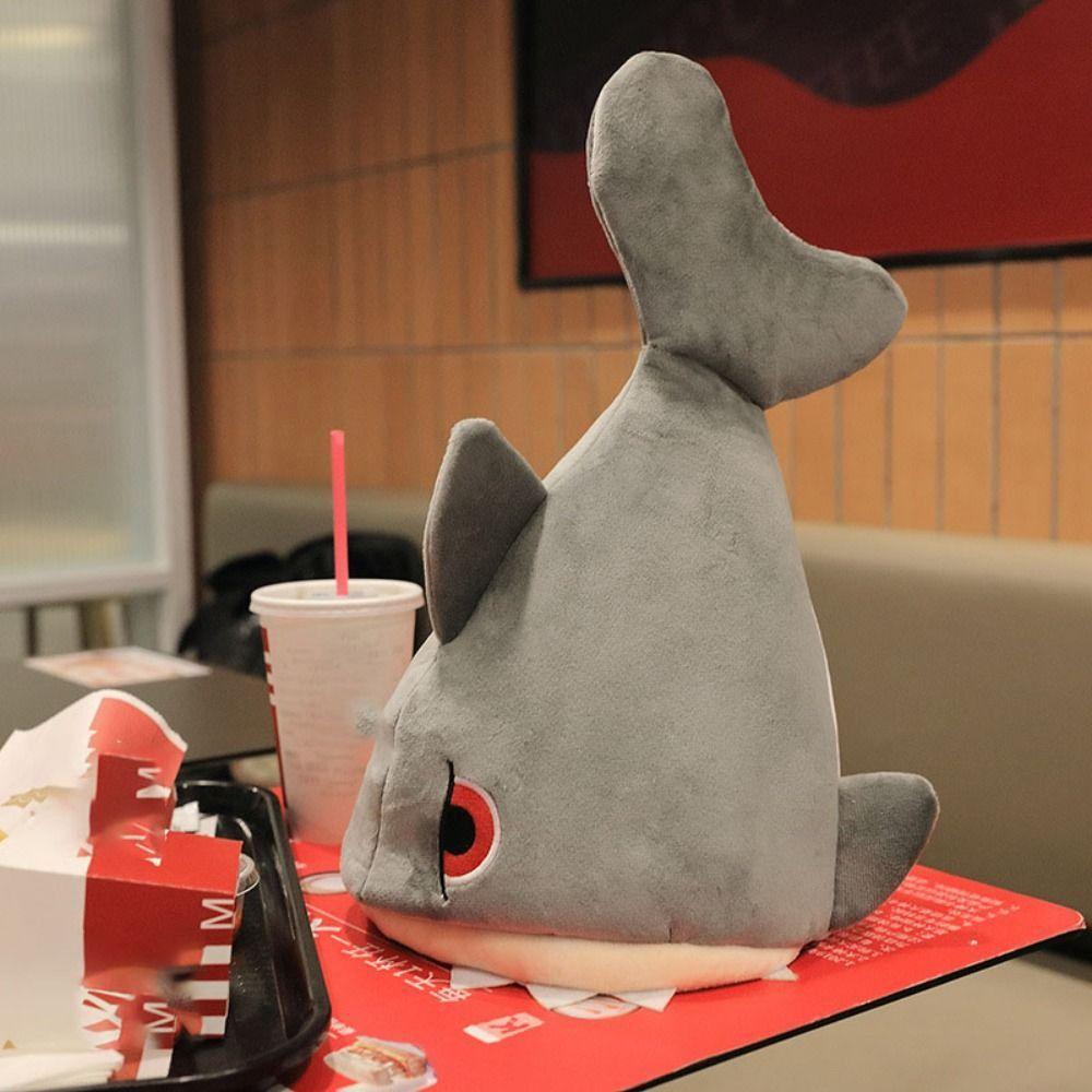 Men Women Winter Warm Plush Toy Caps Drumsticks Hats Cosplay Shark Hat Animal Hat Performance Hat