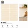 Waterproof Resin Mosaic Subway Wall Tile Peel Stick Glossy Self Adhesive Sheets for Rental House Upgrade Decor
