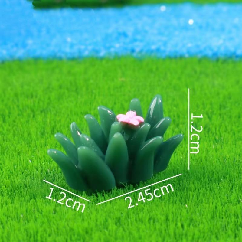 10-30 искусственных суккулентов из смолы, маленькое украшение из смолы для кукольного домика, миниатюрная модель, микроландшафтный декор, рождественские аксессуары «сделай сам»