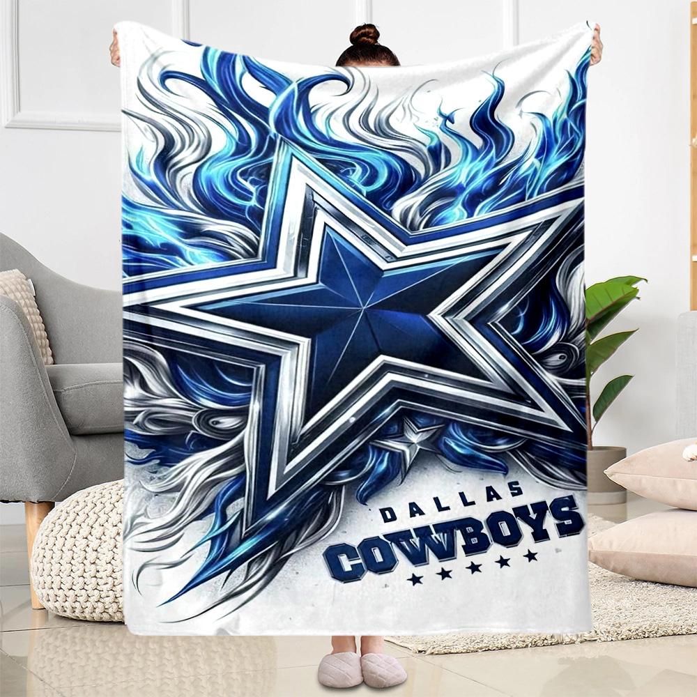 Dallas Blanket Soft & Cozy Suitable for Office Chair Seaside Four Seasons Universal Warmthful Decor Unique Gift for Family and Friends Camping