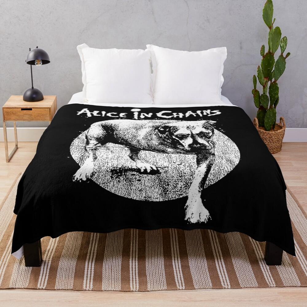 A-l-i-c-e In C-h-a-i-n-s Album Throw Blanket