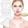 5/11/16/18Pcs Reusable Silicone Face Patch Set Anti Wrinkle Patches For Face Neck Forehead Eye Cheek Chest Pads Beauty Tools