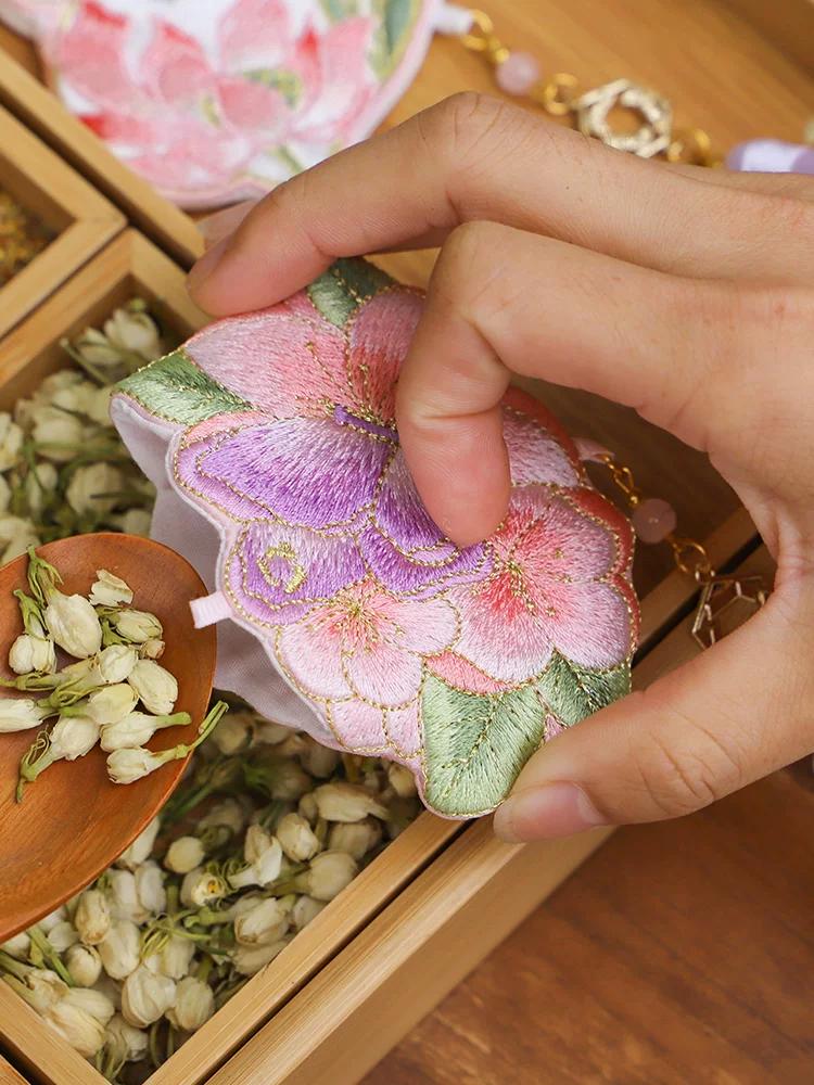Halter Butterfly Shaped Hanfu Waist Pendant Finished Product Perfume Bag