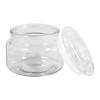 Storage Jar - - 10cm - Glass Lid - 320ml - Opening 7.5cm