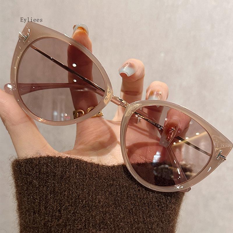 Модные и трендовые солнцезащитные очки «кошачий глаз» с разноцветными роскошными, легкими поляризованными солнцезащитными очками с защитой от ультрафиолета для женщин