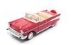 LuckyDieCast Scale American Chevrolet Bel Air Convertible 1957 Diecast Model Car 1/18 (Red/White)