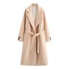 Kaslead New Arrival Women's Clothing Fashion Style Matching Belt Leisure Warm All-Match Coat Outwear 9174284