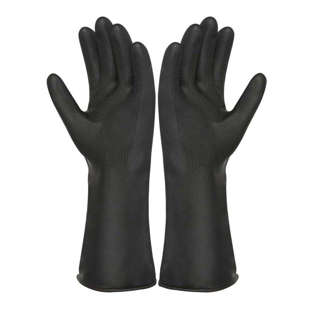 Anti Chemical Lab Rubber Acid Alkali Safety Gloves Labor Supplies Industry Gloves Latex Gauntlets