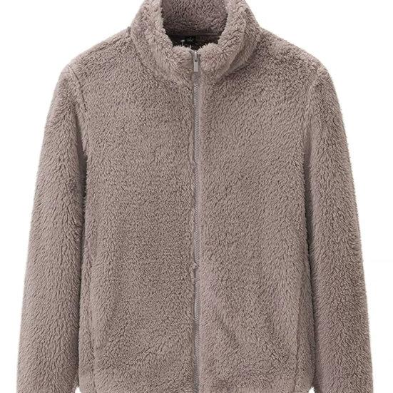 Женское пальто, осенне-зимнее флисовое пушистое пальто, теплое женское плюшевое пальто с застежкой-молнией для повседневной носки