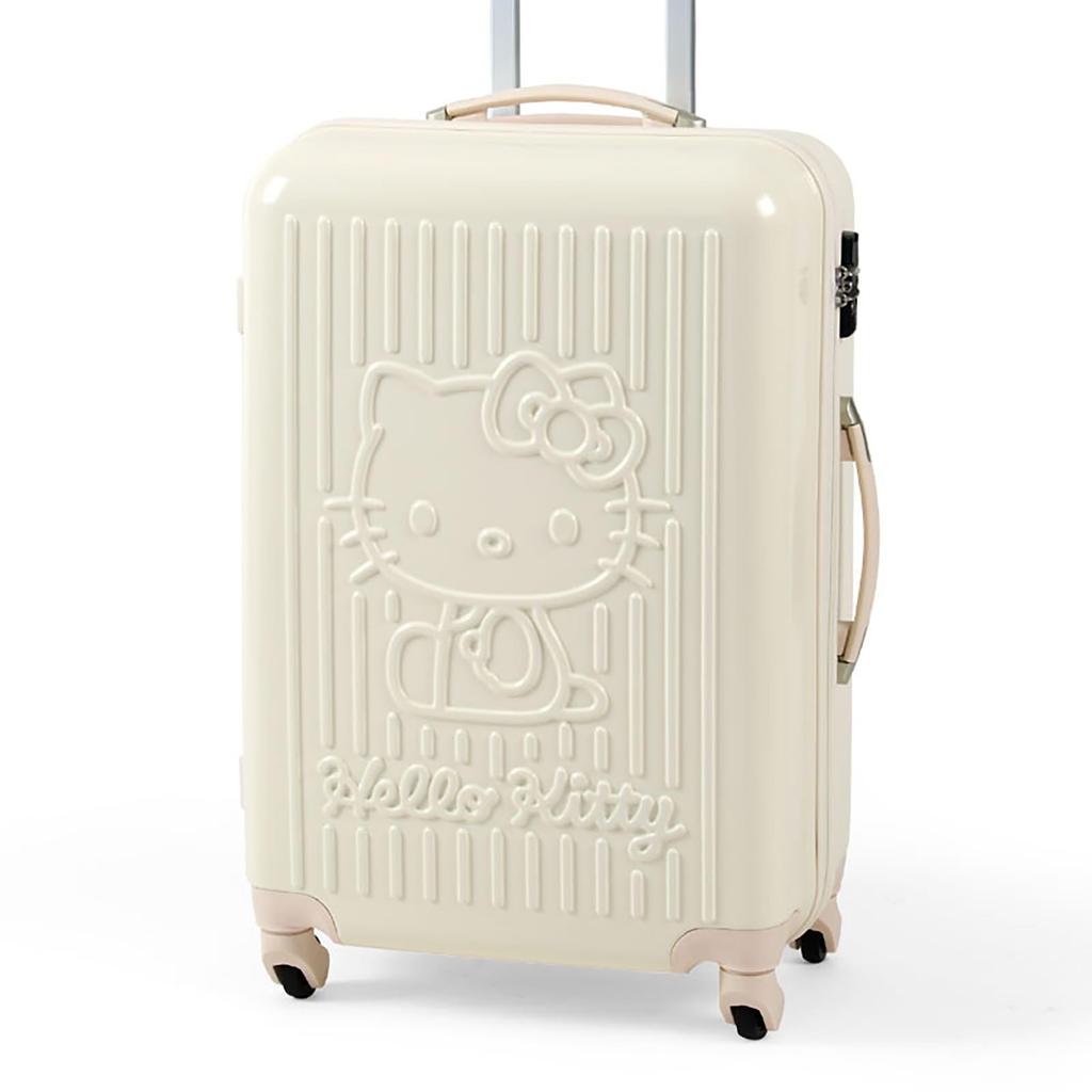 Sanrio Hello Kitty TSA Lock Compatible 4 Adjustable Carry Ages 742813 Carry-On Bag, 59L, PC/ABS Resin/Polyester Design, (Dial Lock), Casters, 3-Level