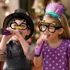8PCS Paper 2027 New Year Party Glasses Colorful Printed Festive Party Glasses  Adults