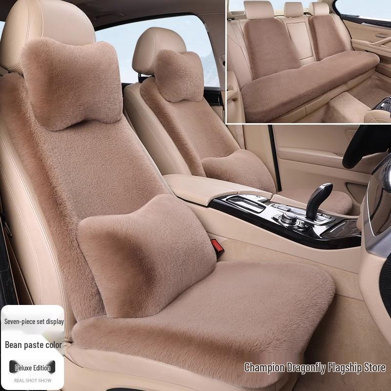 Плюшевая зимняя подушка на сиденье автомобиля для Volkswagen Jetta, Bora, Lavida, Sagitar, Santana, Passat